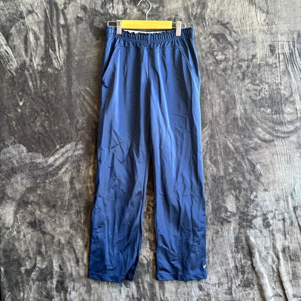 Vintage 2000s Nike Track Pants Size: Large Color Navy Blue